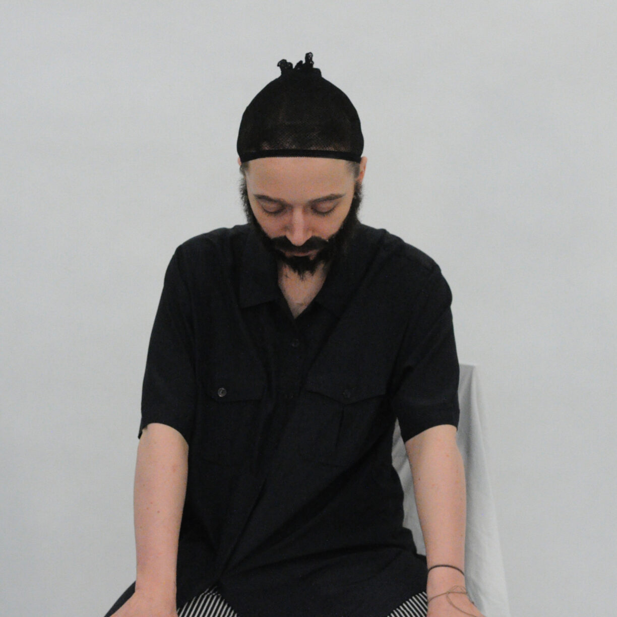 Kami Mierzvvinsk „IAM”, video performance documentation of the operation in the form of stop motion animation, 1min 43sec, 2018-2019